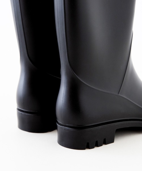 menue（メヌエ）の「ロングレインブーツ（レインシューズ・レディース・ブラック・LL/S/M/L）」の14枚目の写真