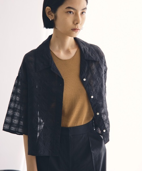 TODAYFUL(トゥデイフル)　チェック　シャツ　Size:フリー TODAYFUL（トゥデイフル）の「シアーチェックシャツ（シャツ