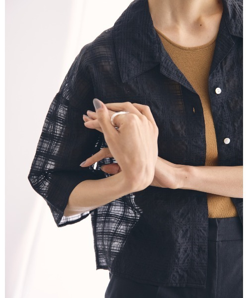 【新品】todayful シアーシャツ　チェック柄 TODAYFUL - TODAYFUL Sheer Check Shirts シアー チェック