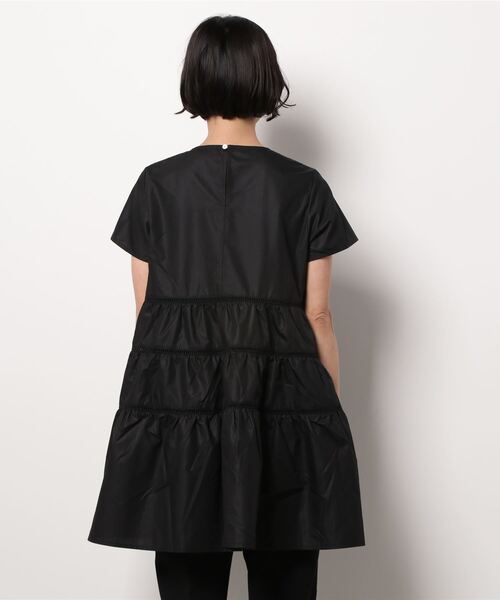 PICCIN（ピッチン）の「ラダーレースティアードチュニック（シャツ/ブラウス・レディース・ブラック/オフホワイト・M）」の19枚目の写真