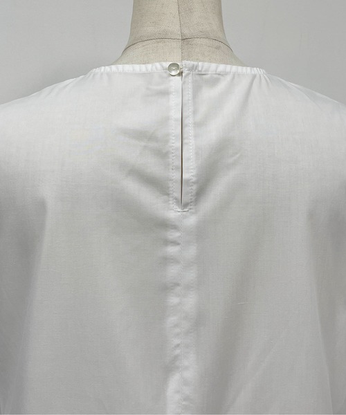 PICCIN（ピッチン）の「ラダーレースティアードチュニック（シャツ/ブラウス・レディース・ブラック/オフホワイト・M）」の5枚目の写真