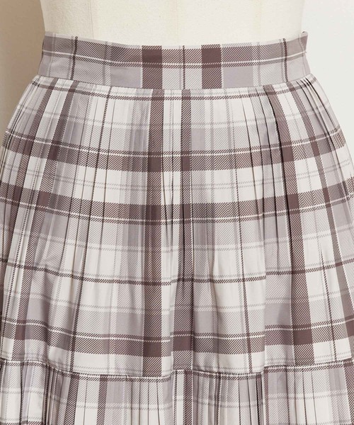 NOELA(ノエラ)の「タフタチェックスカート(スカート・レディース・ブラック/ベージュ/オフホワイト・S/M)」の17枚目の写真