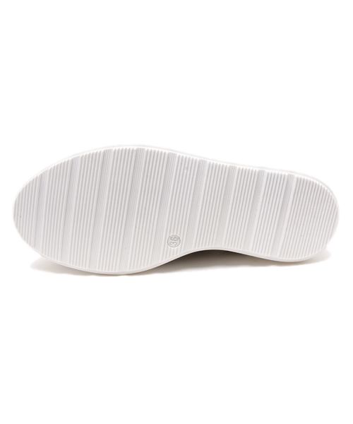 CIAOPANIC（チャオパニック）の「【Ciaopanic】モカシン（モカシン/デッキシューズ・レディース・ホワイト/ネイビー・36/37）」の8枚目の写真