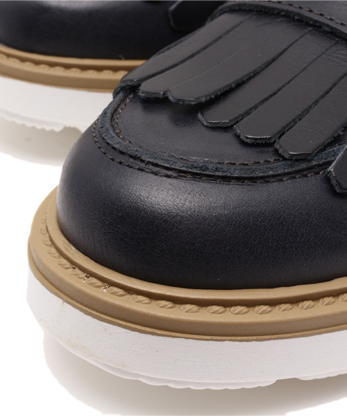 CIAOPANIC（チャオパニック）の「【Ciaopanic】モカシン（モカシン/デッキシューズ・レディース・ホワイト/ネイビー・36/37）」の10枚目の写真