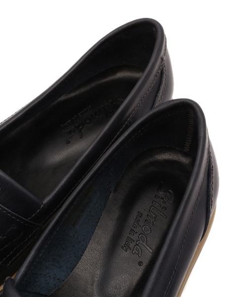 CIAOPANIC（チャオパニック）の「【Ciaopanic】モカシン（モカシン/デッキシューズ・レディース・ホワイト/ネイビー・36/37）」の3枚目の写真