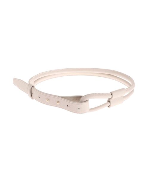 LAGUNAMOON（ラグナムーン）の「ターンベルト（ベルト・レディース・ブラウン/アイボリー・FREE）」の8枚目の写真