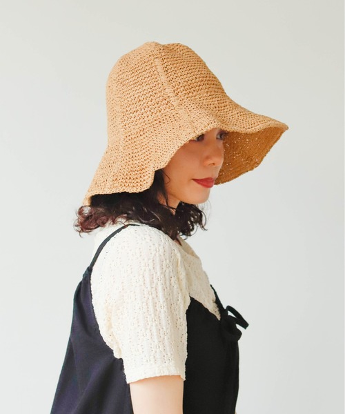 Birthday room（バースデイルーム）の「プレーンペーパーハット（ハット・レディース・ブラック/ベージュ/ナチュラル・FREE）」の10枚目の写真