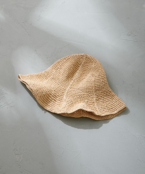 Birthday room（バースデイルーム）の「プレーンペーパーハット（ハット・レディース・ブラック/ベージュ/ナチュラル・FREE）」の12枚目の写真