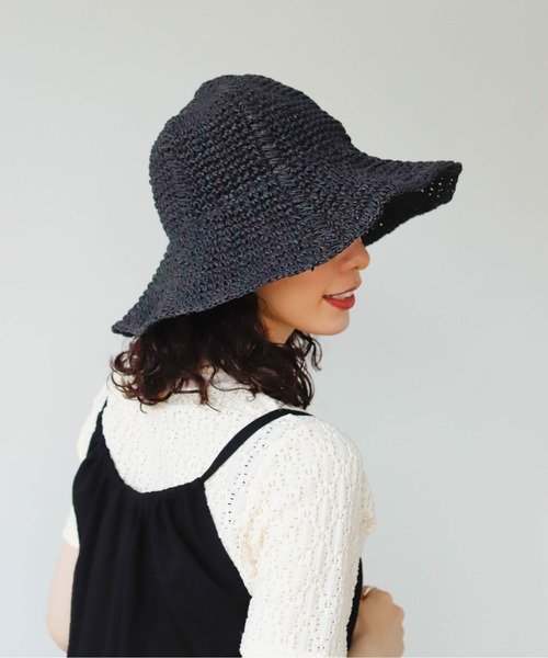 Birthday room（バースデイルーム）の「プレーンペーパーハット（ハット・レディース・ブラック/ベージュ/ナチュラル・FREE）」の6枚目の写真