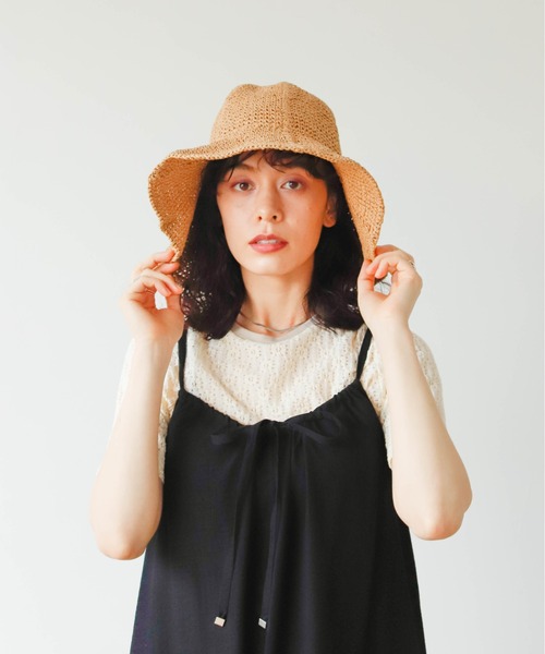 Birthday room（バースデイルーム）の「プレーンペーパーハット（ハット・レディース・ブラック/ベージュ/ナチュラル・FREE）」の11枚目の写真