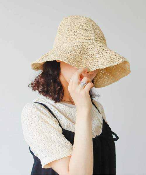 Birthday room（バースデイルーム）の「プレーンペーパーハット（ハット・レディース・ブラック/ベージュ/ナチュラル・FREE）」の13枚目の写真