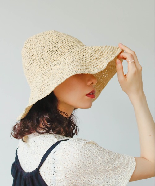 Birthday room（バースデイルーム）の「プレーンペーパーハット（ハット・レディース・ブラック/ベージュ/ナチュラル・FREE）」の14枚目の写真