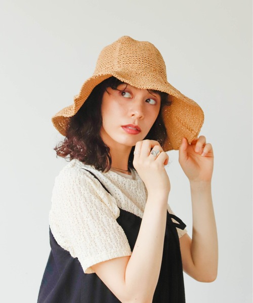 Birthday room（バースデイルーム）の「プレーンペーパーハット（ハット・レディース・ブラック/ベージュ/ナチュラル・FREE）」の9枚目の写真