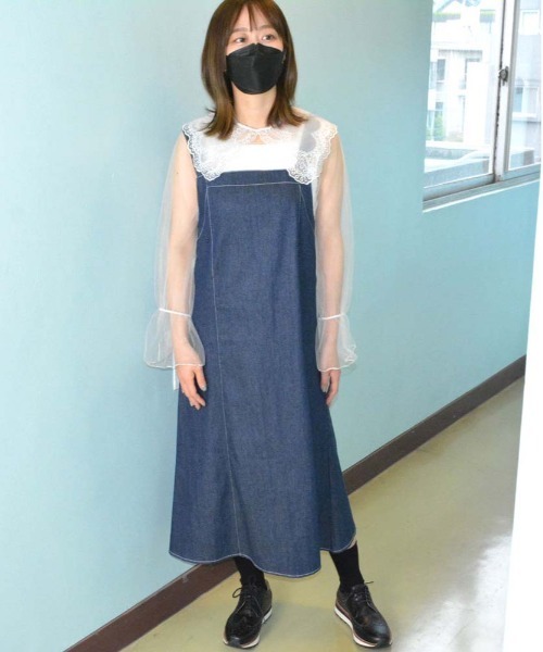 HARLEM ROUNGE(ハーレムラウンジ)の「刺繍衿シアートップス(シャツ/ブラウス・レディース・B/C・FREE)」の18枚目の写真
