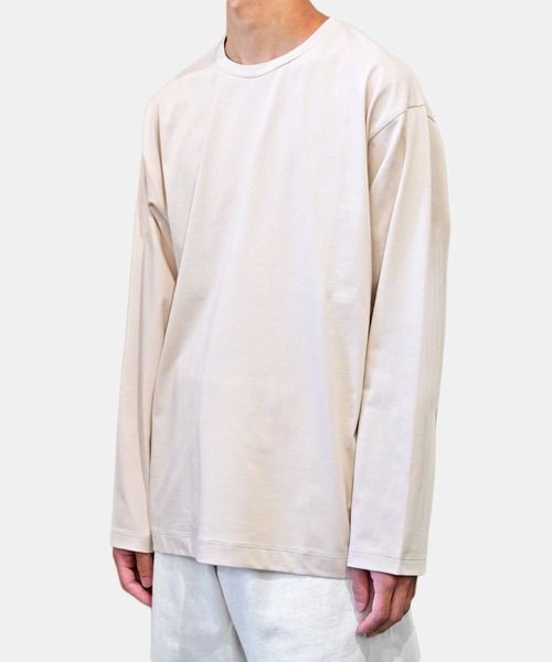 ATON（エイトン）の「【ATON】NUBACK COTTON LONG SLEEVE T-SHIRT（T 