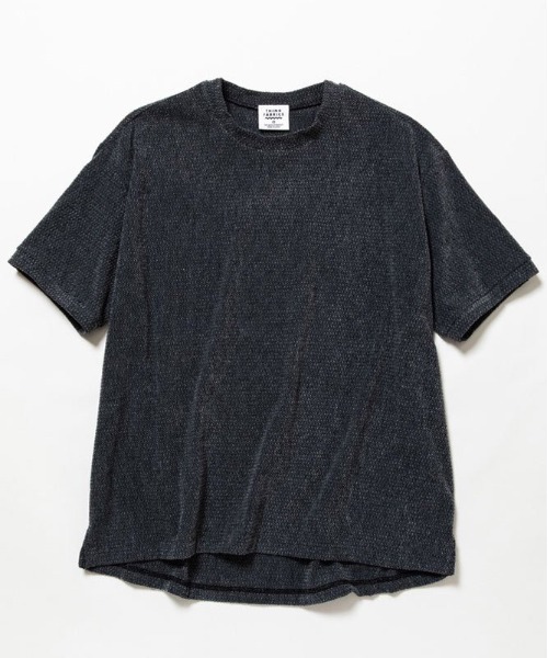 THING FABRICS（シングファブリックス）の「【THING FABRICS】TF T-shirt /Tシャツ（ジャガードパイル）（Tシャツ/カットソー・メンズ・ブラック/ネイビー/グレー/レッド系/ブラック×ホワイト/ネイビー×ホワイト・1/2/000）」の17枚目の写真