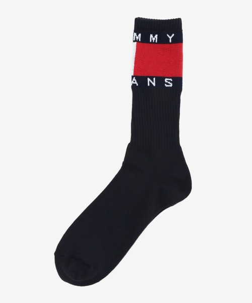 tommy jeans(トミー ジーンズ)の「【NET ViVi掲載】ビッグフラッグソックス(ソックス/靴下・メンズ・ホワイト/ブラック・S/M/M/L)」の2枚目の写真