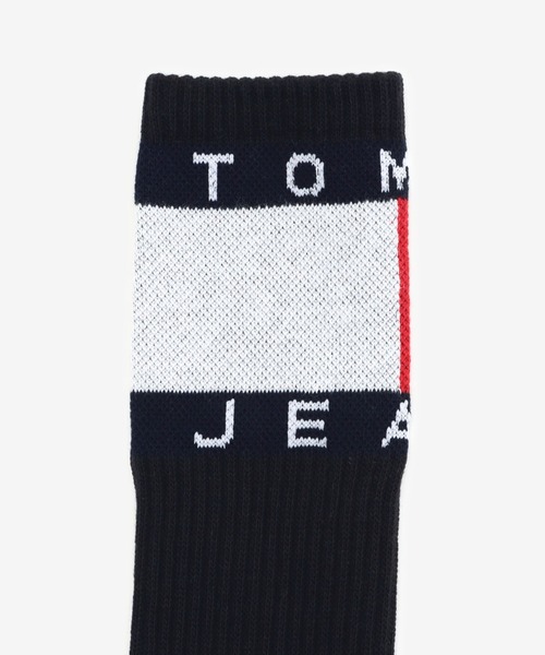 tommy jeans(トミー ジーンズ)の「【NET ViVi掲載】ビッグフラッグソックス(ソックス/靴下・メンズ・ホワイト/ブラック・S/M/M/L)」の8枚目の写真