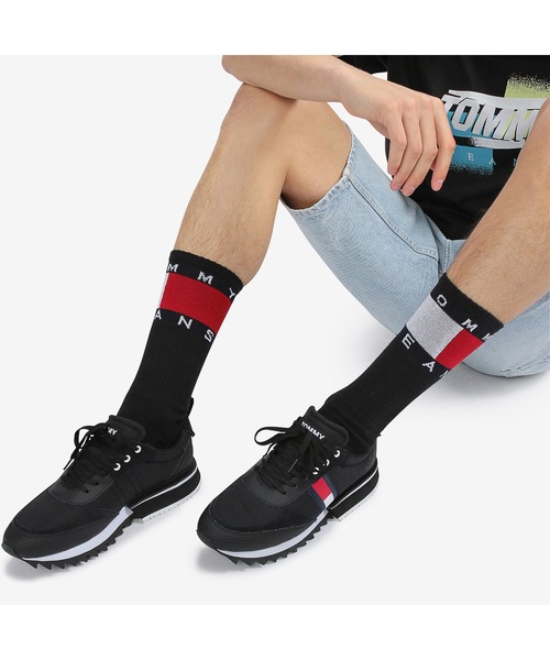 tommy jeans(トミー ジーンズ)の「【NET ViVi掲載】ビッグフラッグソックス(ソックス/靴下・メンズ・ホワイト/ブラック・S/M/M/L)」の13枚目の写真