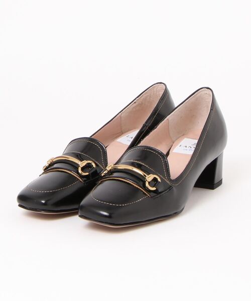 LANVIN en Bleu(ランバンオンブルー)の「ビットローファーパンプス(パンプス・レディース・ブラック/サンドベージュ/ベージュ・23.0cm/24.0cm/22.5cm/23.5cm/24.5cm/22.0cm)」の1枚目の写真