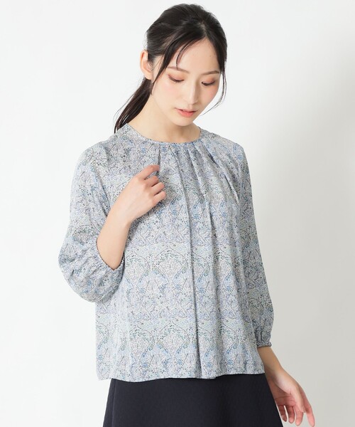 amaca（アマカ）の「【LIBERTY】IANTHE BLOSSOMブラウス（シャツ 