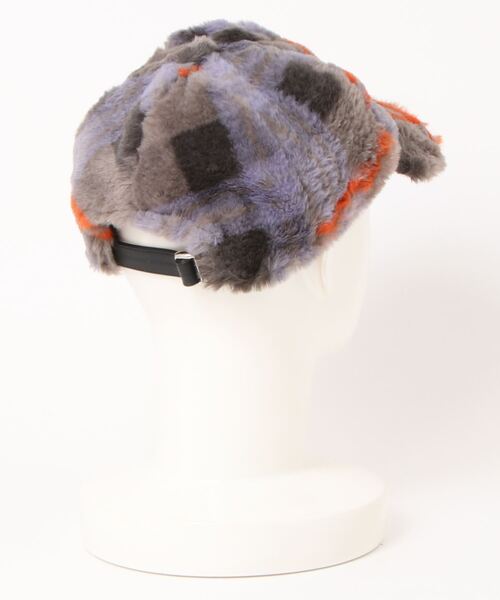 GeeRA（ジーラ）の「フェイクファーキャップ（キャップ・レディース・ブラック/ベージュ/サンドグレー/チェック・FREE）」の5枚目の写真