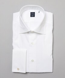 BEAMS F / ブロード ダブルカフス ワイドカラーシャツ