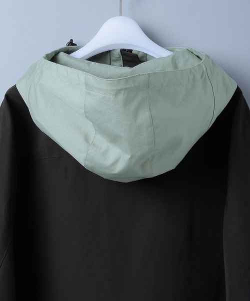 NUMERALS（ヌメラルズ）の「[NUMERALS]3レイヤーマウンテンパーカー（マウンテンパーカー・メンズ・ブラック/ライトグリーン・MEDIUM/LARGE）」の9枚目の写真