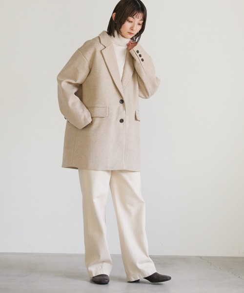 2022 AW オーバーサイズメルトンジャケット（テーラードジャケット