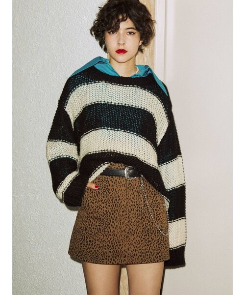 jouetie（ジュエティ）の「ボールチェーンベルト（ベルト・レディース・ブラック/オフホワイト/その他1・FREE）」の6枚目の写真