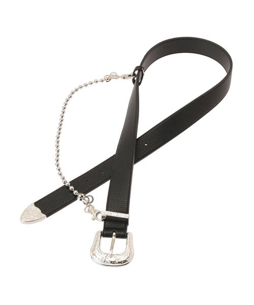 jouetie（ジュエティ）の「ボールチェーンベルト（ベルト・レディース・ブラック/オフホワイト/その他1・FREE）」の16枚目の写真