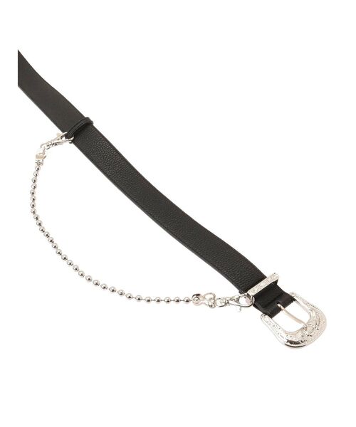 jouetie（ジュエティ）の「ボールチェーンベルト（ベルト・レディース・ブラック/オフホワイト/その他1・FREE）」の18枚目の写真