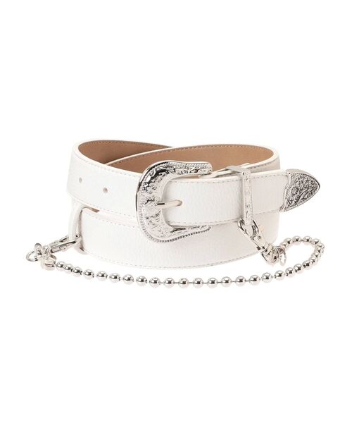 jouetie（ジュエティ）の「ボールチェーンベルト（ベルト・レディース・ブラック/オフホワイト/その他1・FREE）」の19枚目の写真