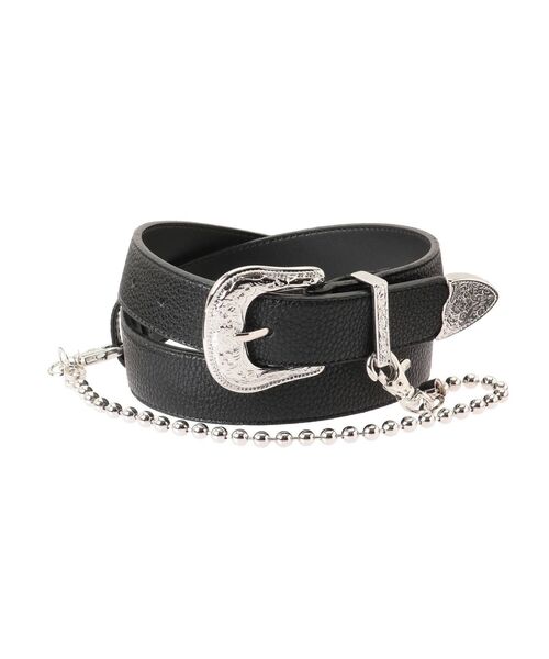 jouetie（ジュエティ）の「ボールチェーンベルト（ベルト・レディース・ブラック/オフホワイト/その他1・FREE）」の20枚目の写真
