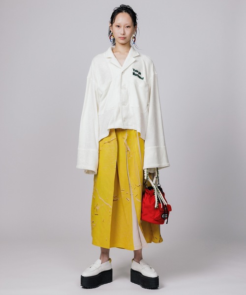 レディース NON TOKYO ノントーキョー EMBROIDERY PILE JACKET
