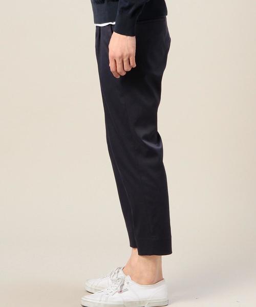 BEAUTY&YOUTH UNITED ARROWS(ビューティーアンドユースユナイテッドアローズ)の「BY 1プリーツ ワイド/テーパードパンツ ◆(その他パンツ・メンズ・ベージュ/ネイビー・MEDIUM/X-LARGE/LARGE/SMALL)」の4枚目の写真