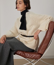 INED | ケーブル柄ニット(ニット/セーター)