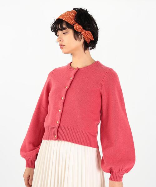 To b. by agnes b.（トゥービーバイアニエスベー）の「WT19 PULLOVER ラブリーカーディガン（カーディガン/ボレロ・レディース・ピンク・FREE）」の2枚目の写真