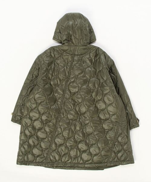 yoshiokubo（ヨシオクボ）の「YOSHIO KUBOGROUNDFLOOR/ヨシオ クボ グランドフロアー/QUILTING DUFFLE COAT（ダッフルコート・メンズ・カーキ/ブラック・2）」の4枚目の写真