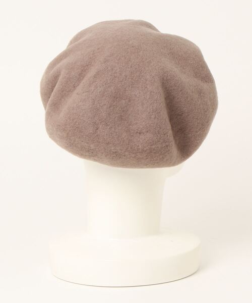 prose verse（プロズヴェール）の「《WEB限定》マッチウールベレー（ハンチング/ベレー帽・レディース・ベージュ/ブラック・ﾌﾘ-）」の3枚目の写真