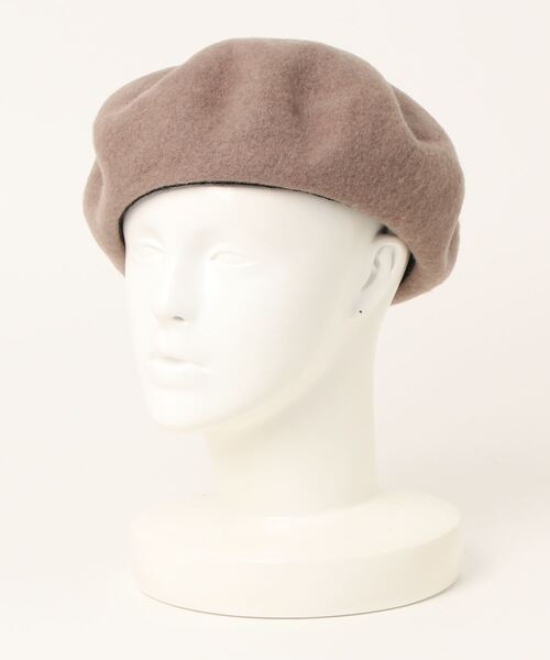 prose verse（プロズヴェール）の「《WEB限定》マッチウールベレー（ハンチング/ベレー帽・レディース・ベージュ/ブラック・ﾌﾘ-）」の8枚目の写真