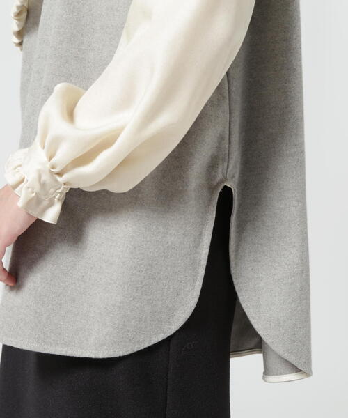 RehersalL(リハーズオール)の「rehersall/リハーズオール/カバーリングシャツBL(シャツ/ブラウス・レディース・グレー/カーキ・F)」の22枚目の写真