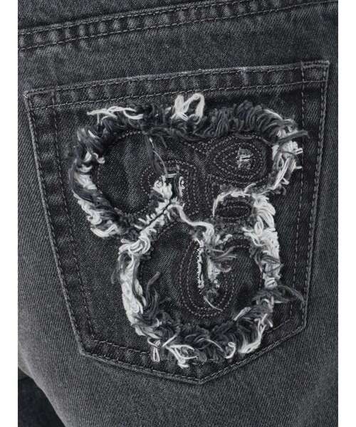 EVRIS（エヴリス）の「ウエストデザインストレートデニムパンツ【セットアップ着用可能】（デニムパンツ・レディース・ホワイト/ブラック/ブルー・SMALL/MEDIUM）」の21枚目の写真