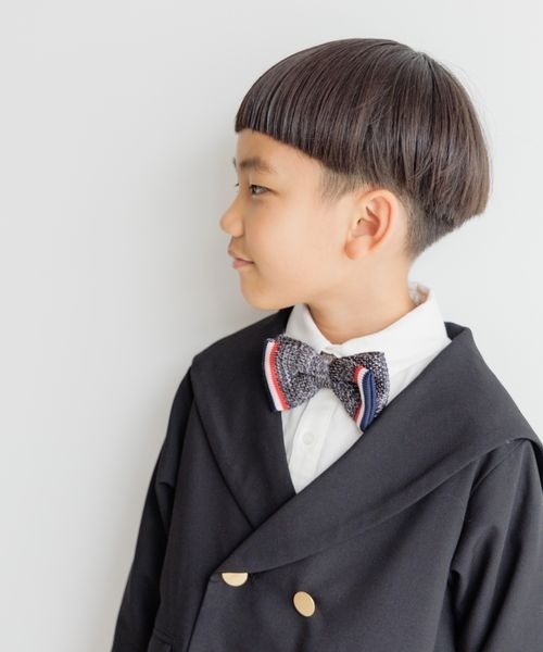 LOWRYS FARM（ローリーズファーム）の「ニットチョウネクタイ　179668（蝶ネクタイ・キッズ・グレー/ブルー/アイボリー/その他・FREE）」の8枚目の写真