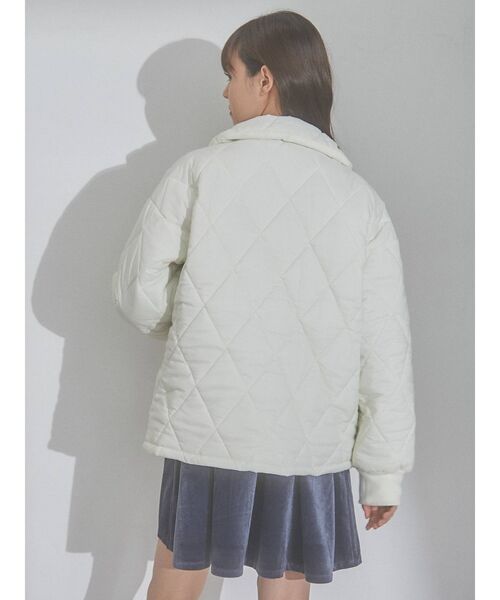 merry jenny(メリージェニー)の「キルトリボンジャケット(その他アウター・レディース・アイボリー/ブラック・FREE)」の6枚目の写真