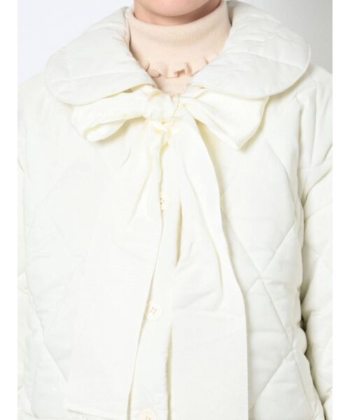 merry jenny(メリージェニー)の「キルトリボンジャケット(その他アウター・レディース・アイボリー/ブラック・FREE)」の20枚目の写真