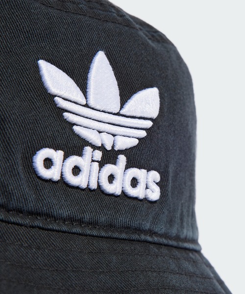 adidas(アディダス)の「アディカラー クラシック ストーンウォッシュ バケットハット / アディダスオリジナルス adidas Originals(ハット・メンズ・ブラック/パープル/ブラック×ブラック・SMALL/LARGE/MEDIUM/X-LARGE)」の5枚目の写真