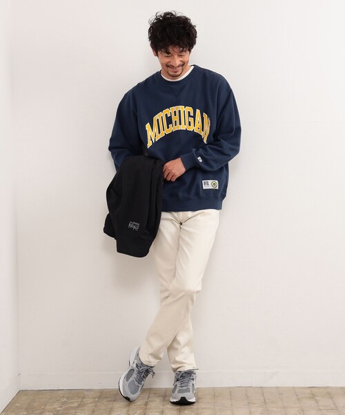 Russell Athletic(ラッセルアスレティック)の「RUSSELL ATHLETIC x B:MING by BEAMS / 別注 カレッジ スウェット シャツ(スウェット・メンズ・グレー/バーガンディー/ネイビー・X-LARGE/MEDIUM/LARGE/SMALL)」の15枚目の写真