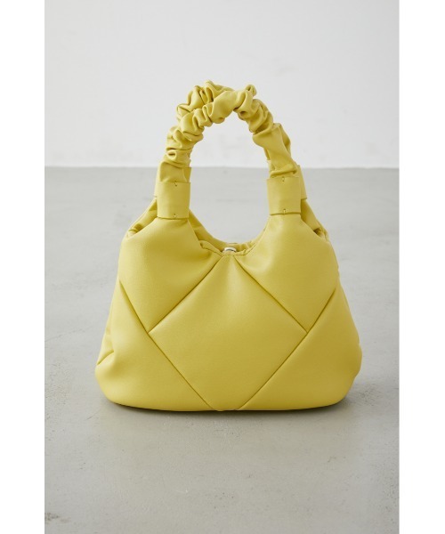 AZUL by moussy（アズールバイマウジー）の「QUILTING MINI SHOULDER BAG/キルティングミニショルダーバッグ（ショルダーバッグ・レディース・ライトブルー/ブラック/イエロー/オレンジ/アイボリー・FREE）」の7枚目の写真