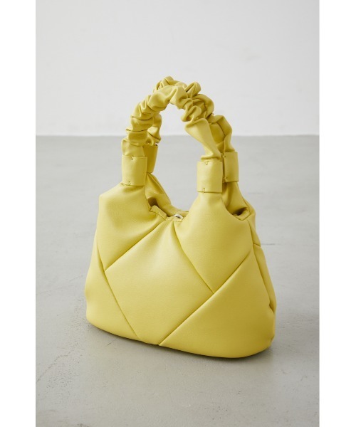 AZUL by moussy（アズールバイマウジー）の「QUILTING MINI SHOULDER BAG/キルティングミニショルダーバッグ（ショルダーバッグ・レディース・ライトブルー/ブラック/イエロー/オレンジ/アイボリー・FREE）」の8枚目の写真